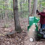 Mighty Mac Wood Chipper WC475 in action